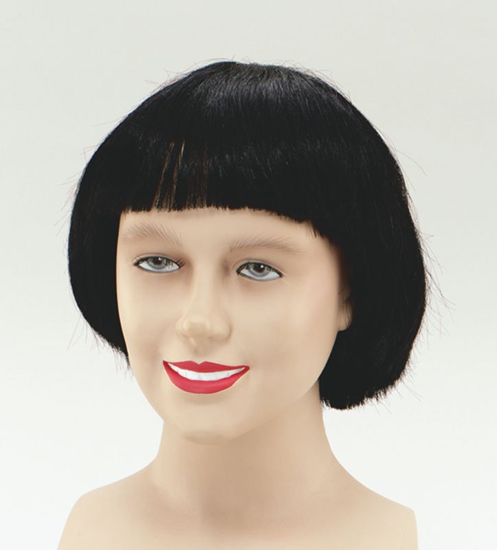 china doll face. China doll wig black BW064