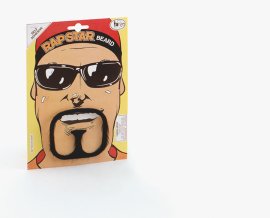 Black goatee beard MB058