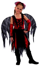 Goth spider fairy kids 