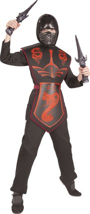 Ninja red warrior kids 882399