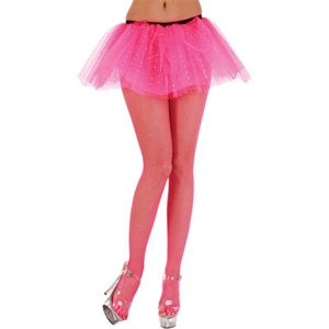 pink fishnet leggings