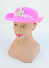 Pink felt WPC hat BH412