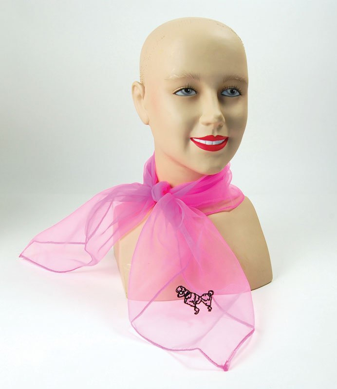 Poodle scarf pink BA1085