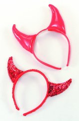 Sequin devil horns