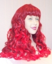 Long wavy red wig BW497